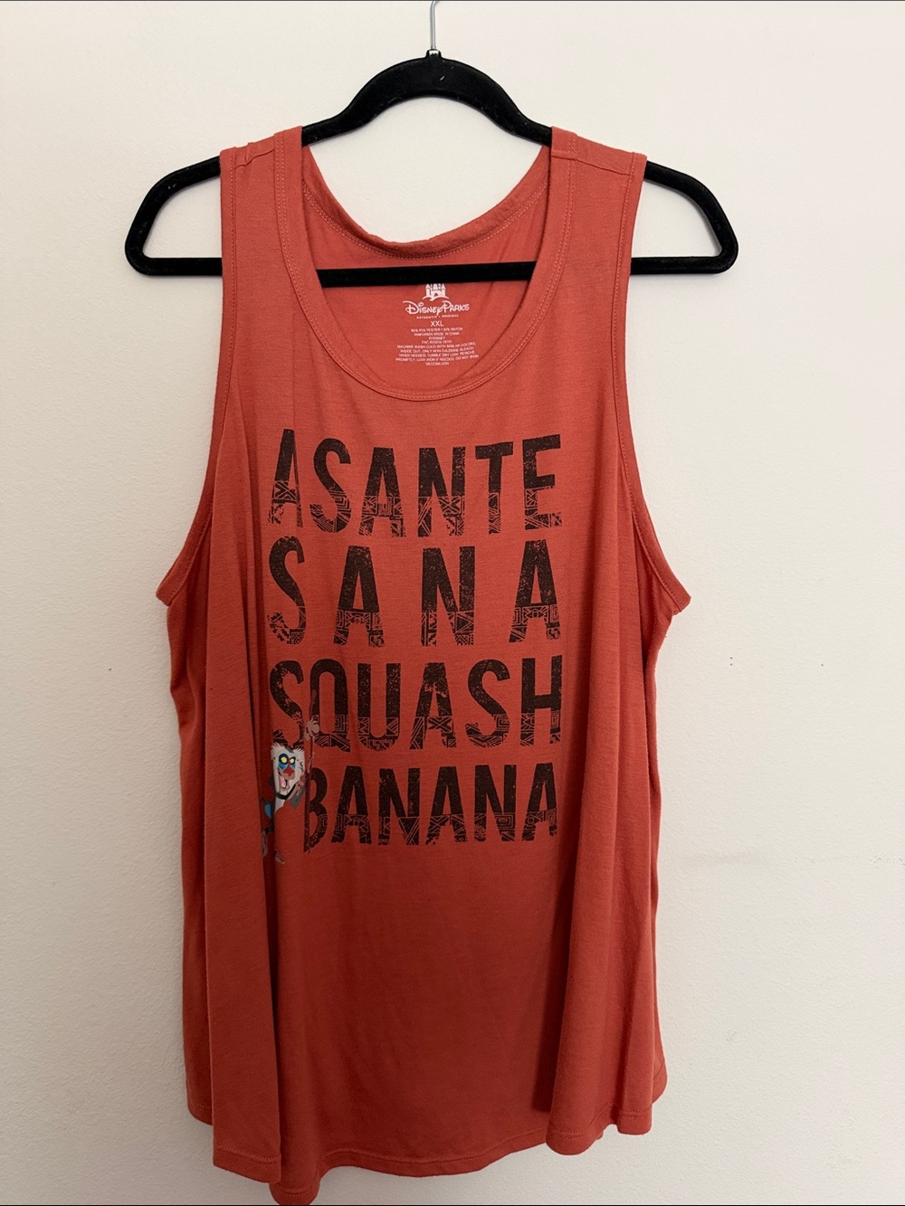 Disney Parks Lion King Burnt Orange Graphic Tank